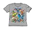Search : The Justice League Assemble Youth S/S T-shirt in Athletic Heather by DC Comics