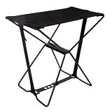 Foldable Mini Stool - Black by Kikkerland Design