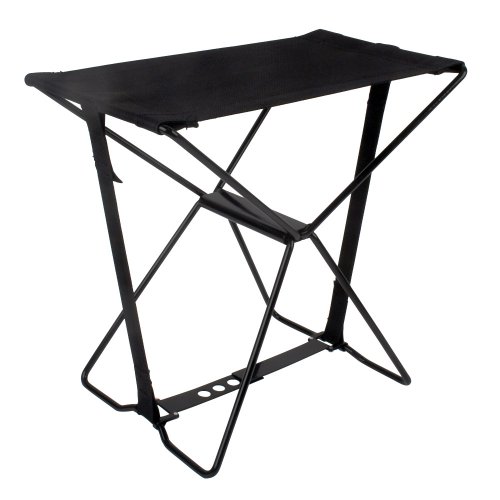 Foldable Mini Stool - Black by Kikkerland Design