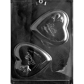 BE MY VALENTINE HEART Valentine Candy Mold chocolate