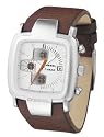 Diesel Men's White Chronograph Leather Watch #DZ4029