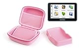DURAGADGET Hard EVA Zip Pink Carry Case With Belt Loop For Garmin Nuvi 2320