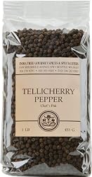 India Tree Tellicherry Pepper, 1-Pound Bags (Pack of 2)