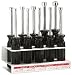 Klein 70200 Metric Nut-Driver Set with Stand-3-Inch Shanks, 10-Piece