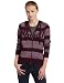 O'Neill Juniors Daffie Hooded Sweatshirt, Burgundy Red, Medium