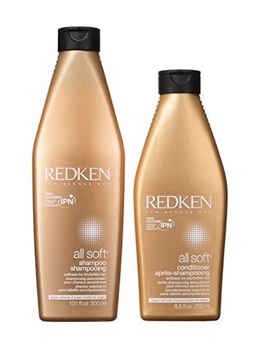 Redken All Soft Shampoo and Conditioner Set 10.1 Oz 8.5 Oz
