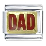 Dad Italian Charms Bracelet Link