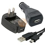 USB Car+AC Charger Adapter+Cable for Sprint HTC Hero