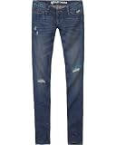 BULLHEAD Hermosa Super Skinny Medium Blue Paint Splatter