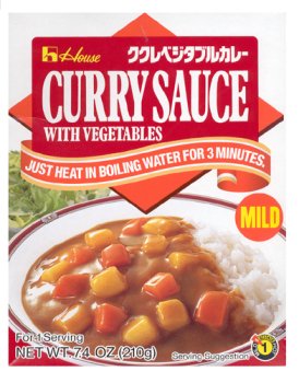House - Instant Curry Sauce with Vegetables - Mild 7.4 Oz. by House