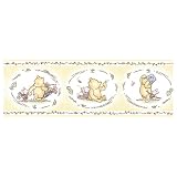 Classic Pooh™ and Piglet Wallpaper Border- Yellow
