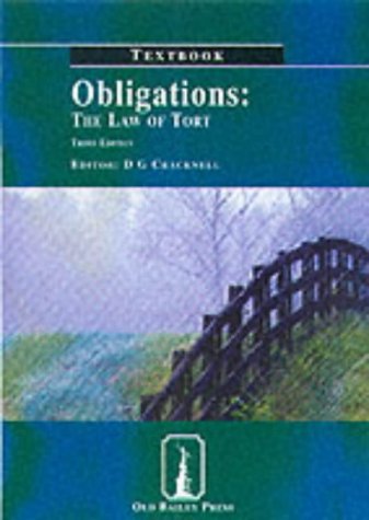 Obligations Textbook: The Law of Tort (Old Bailey Press Textbooks)