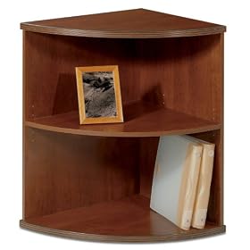 Tuscany Brown Corner Bookcase Tuscany Brown by Bestar Office Furniture