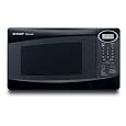 Sharp R-230KK 800-Watt 4/5-Cubic-Foot Compact Microwave, Black