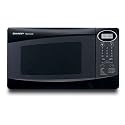 Sharp R-230KK 800-Watt 4/5-Cubic-Foot Compact Microwave, Black