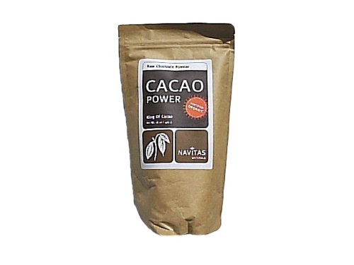 Certified Organic Kosher Raw Vegan Healthy Cacao Chocolate Powder - 16 Ozs. by Navitas Naturals