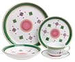 Caleca Diamonds 5-Piece Dinnerware Place Setting, Service for 1