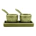 Zak Designs Savannah Green 5-piece Salt & Pepper Cellar Set
