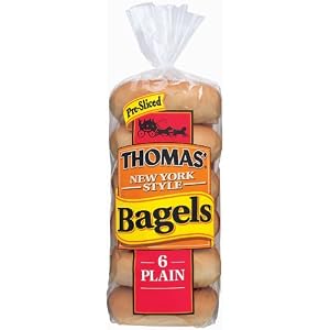 Thomas' New York Style Bagels - Plain, 22 oz by 