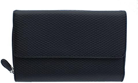 MUNDI Big Fat Flap Wallet (BE SNAKE BLACK)