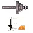 Milwaukee 1-5/32" x 2-3/16" x 1/4" Shank Bead & Cove Router Bit - 48-23-7730