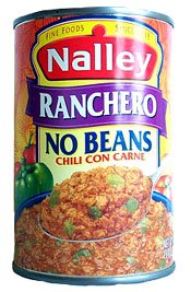 NALLEY RANCHERO CHILI NO BEANS 12 CT. by Birdseye Foods