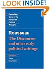 Rousseau: 'The Discourses' and Other Early Political Writings (Cambridge Texts in the History of Political Thought) (v. 1)