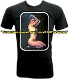 ORIGINAL Vintage 1973 Marylin Chambers Pornography Behind the Green Door Iron-On T-Shirt