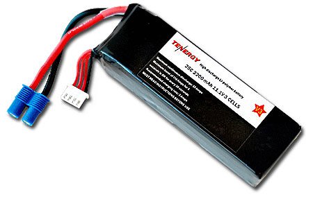 25C 11.1V 2200mAh LiPo w/ EC3