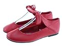 Couture Discount Ballerinas zum Binden, Schleife, rot (BAL79)