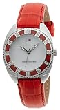 Tommy Hilfiger Womens Red Leather Watch #1780479