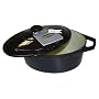 Dexam Chasseur Cast Iron Oval  Aubergine Casserole, 29 cm