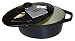 Dexam Chasseur Cast Iron Oval  Aubergine Casserole, 29 cm
