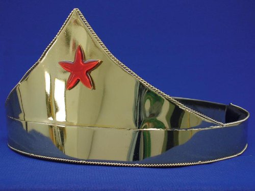  Elope Star Crown Costume, Gold/Red, One Size