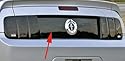 05-07 Ford Mustang Blackout Taillight Covers Center Section