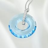 スワロフスキー ペンダント SWAROVSKI ｽﾜﾛﾌｽｷｰ 1119268 LOOP AQUAMARINE PDT 並行輸入 ペンダント