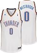 Adidas Oklahoma City Thunder Russell Westbrook Revolution 30 Swingman Home Jersey