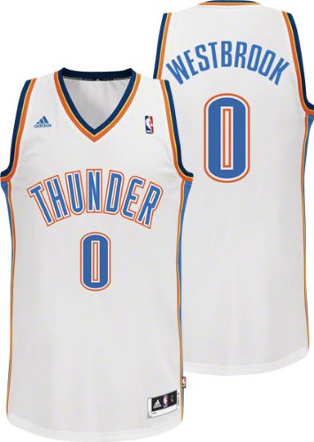 Adidas Oklahoma City Thunder Russell Westbrook Revolution 30 Swingman Home Jersey Medium