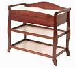 Aspen With Drawer Changing Table in Cherry Finish By Storkcraft Baby Furniture