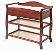 Aspen With Drawer Changing Table in Cherry Finish By Storkcraft Baby Furniture