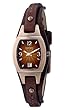 Fossil Women's JR9760 Skinny Brown Leather Strap Brown Analog Dial Watch