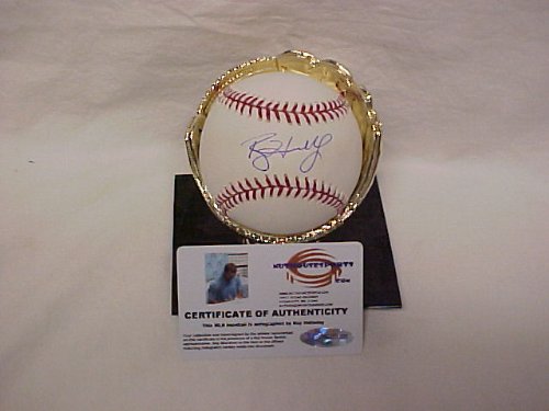Roy Halladay Autographed Philadelphia Phillies Official Rawlings Major League Baseball w/ Photo of Signing
