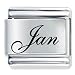 Jewelry : Name Jan Laser Italian Charm Bracelet