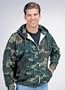 Thermal-lined Zipper Hooded Sweatshirt
