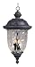 Maxim Lighting 3427WGOB Carriage House DC 3-Light Outdoor Hanging Lantern, Oriental Bronze Finish