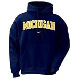 Nike Michigan Wolverines Navy Classic Hoody Sweatshirt