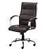 Sonoma Light Office Black Leather Swivel Chair