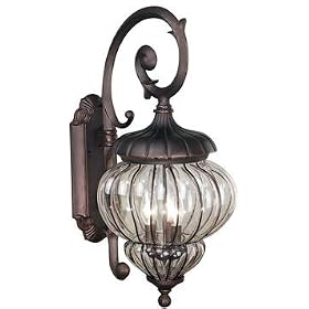 Kenroy Home 70403CZBZ Bastille Large Wall Lantern, Cozumel Bronze