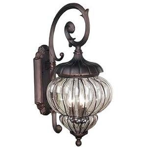 Kenroy Home 70403CZBZ Bastille Large Wall Lantern, Cozumel Bronze by Kenroy Home