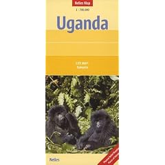 Nelles Map Uganda (Landkarte) 1 : 700 000. City Maps: Kampala